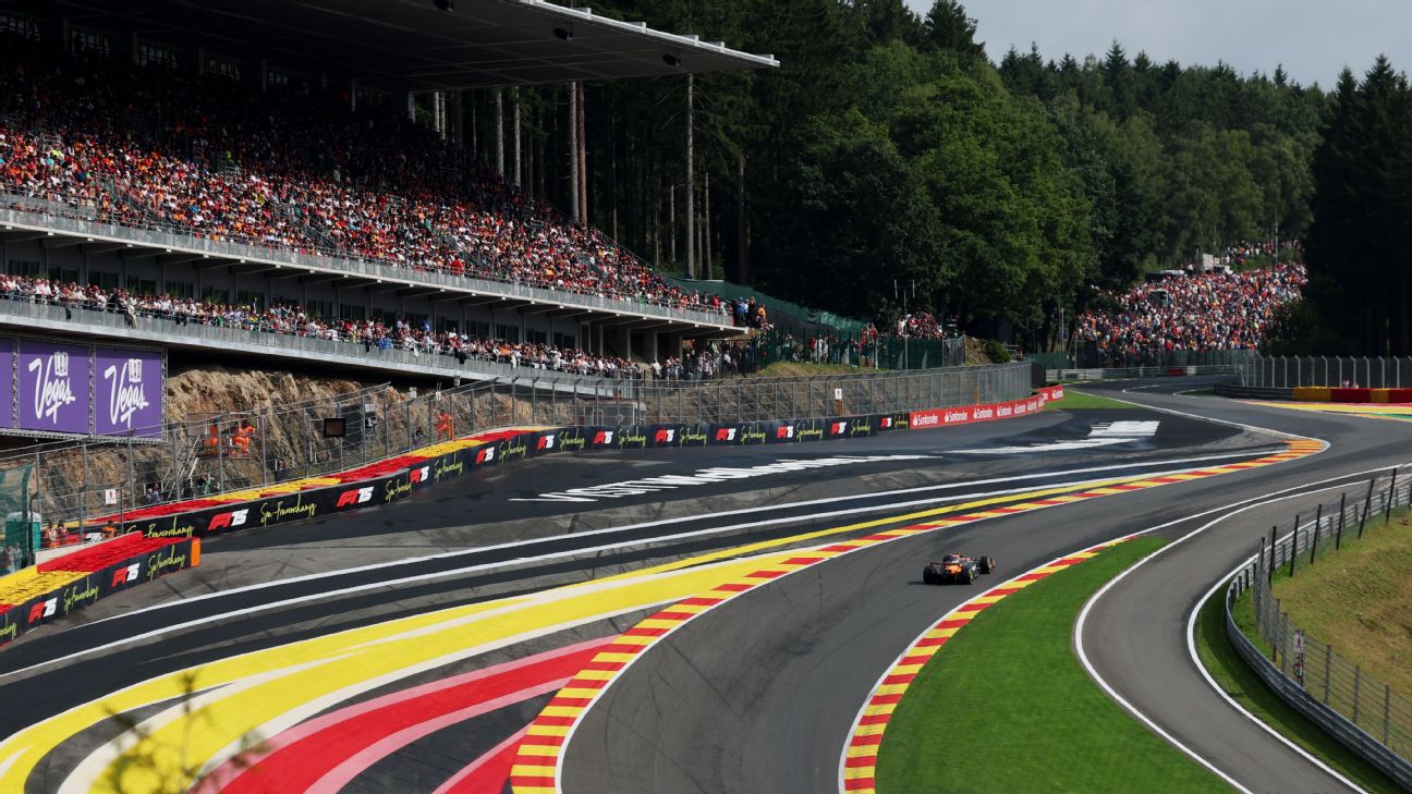 Piastri Triumphs Over Norris in Wet Belgian GP McLaren 1-2