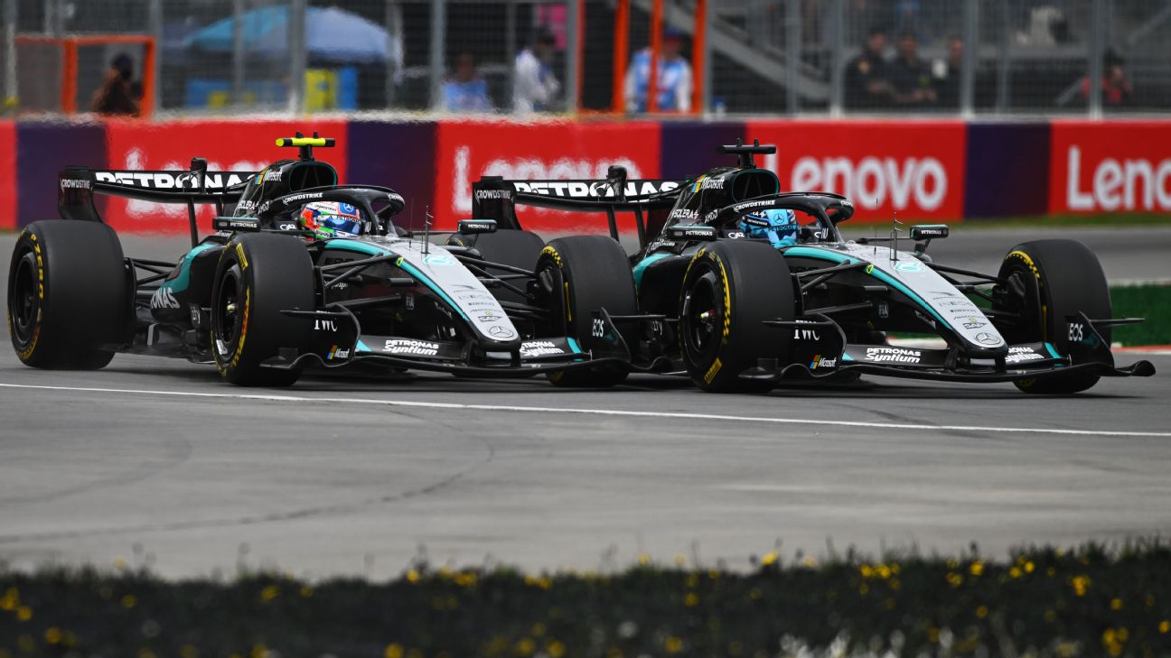 Russell wins Canada Sprint after Turn 1 clash with Antonelli