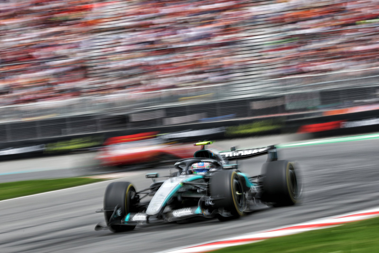 Russell wins Canadian GP Sprint after tense Mercedes duel