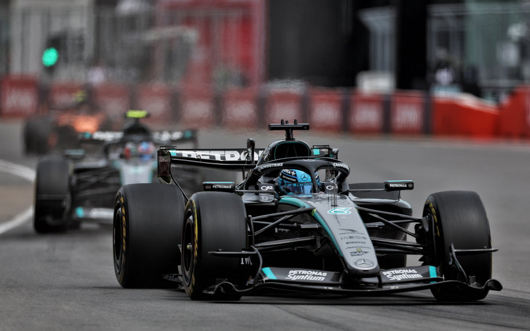 Russell wins Canadian GP Sprint as Antonelli drops to third