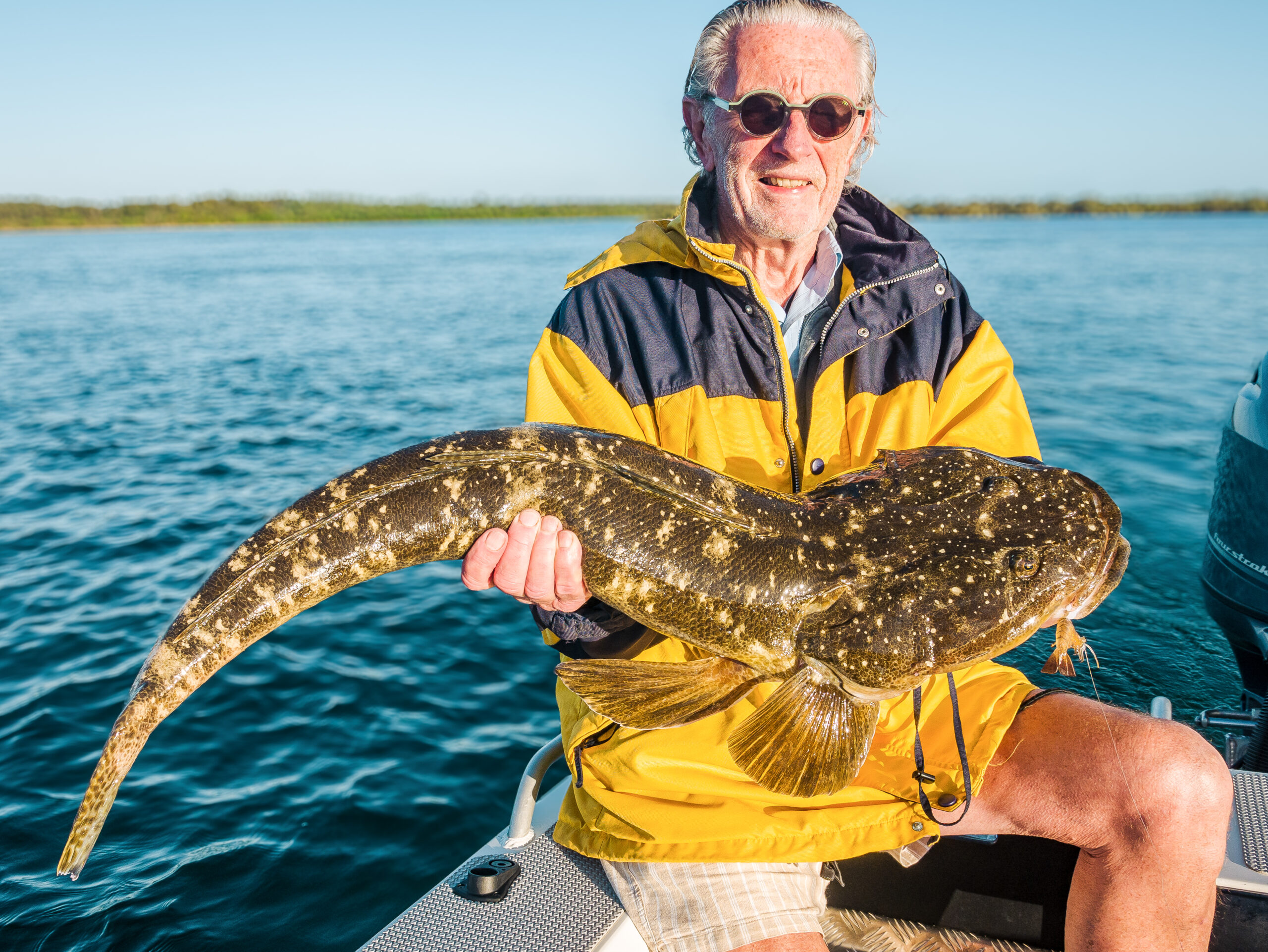 Eddie Thomas Catches Record 101cm Dusky Flathead in Port Macquarie