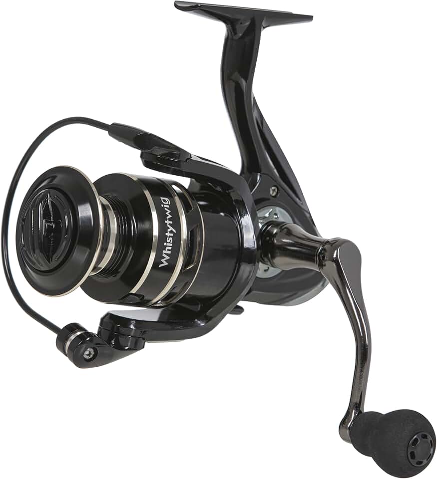Whistytwig Spinning Fishing Reel - Lure and Bait Fishing - High-Performance Lightweight Spinning Reel for Saltwater and Freshwater Fishing, Stainless Steel Shaft, Front Drag, 5.5 Gear Ratio