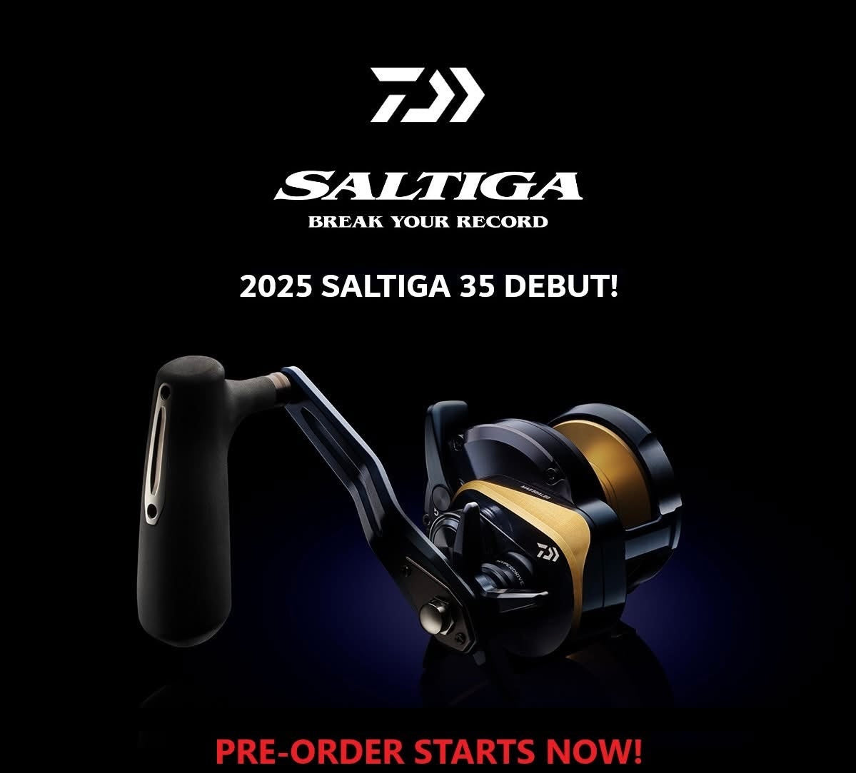 Daiwa Launches 2025 Saltiga 35 Star Drag Reel for Deep-Sea Anglers
