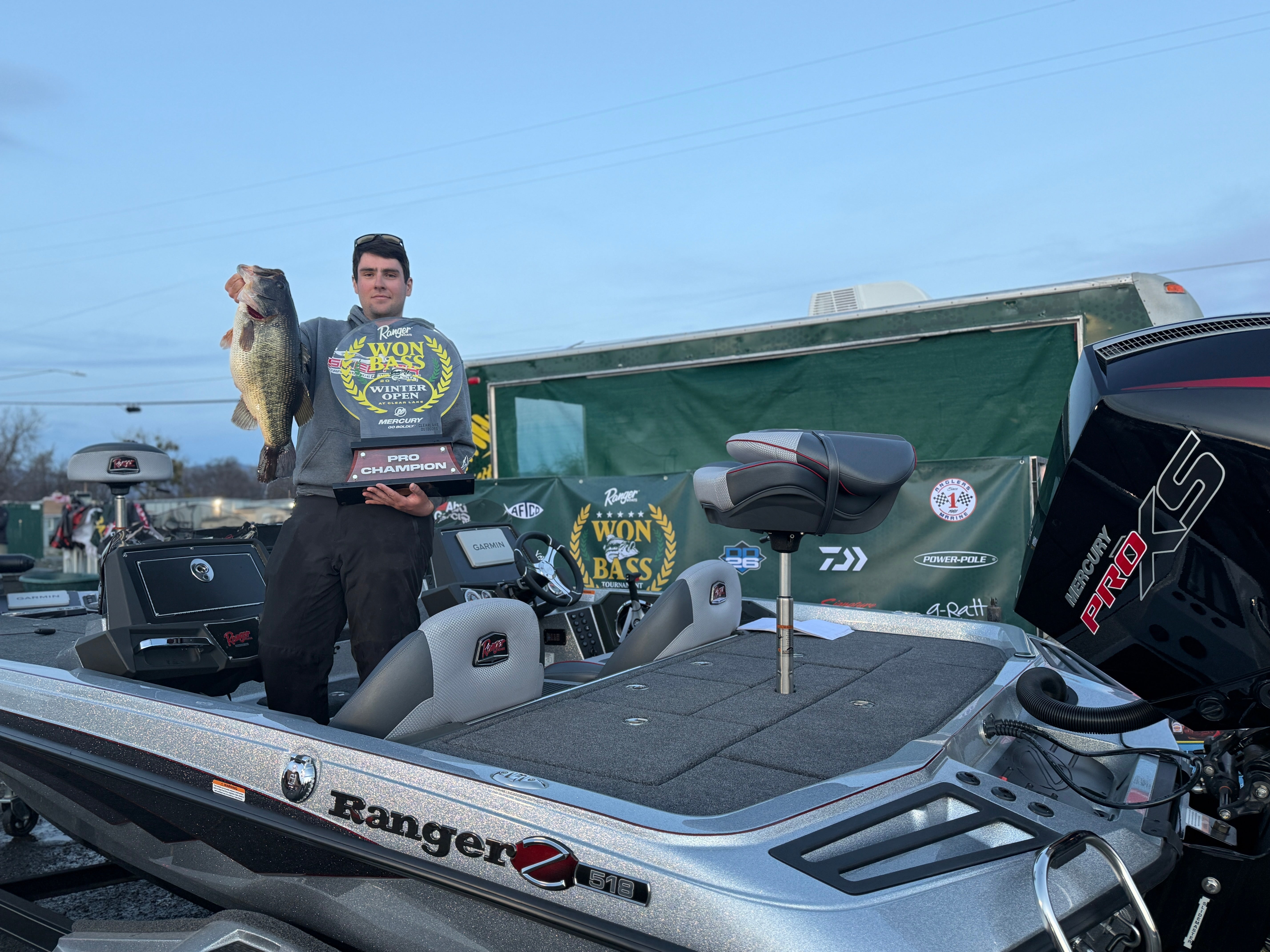 Garrett Ellenson Triumphs at 2026 WON BASS Winter Open