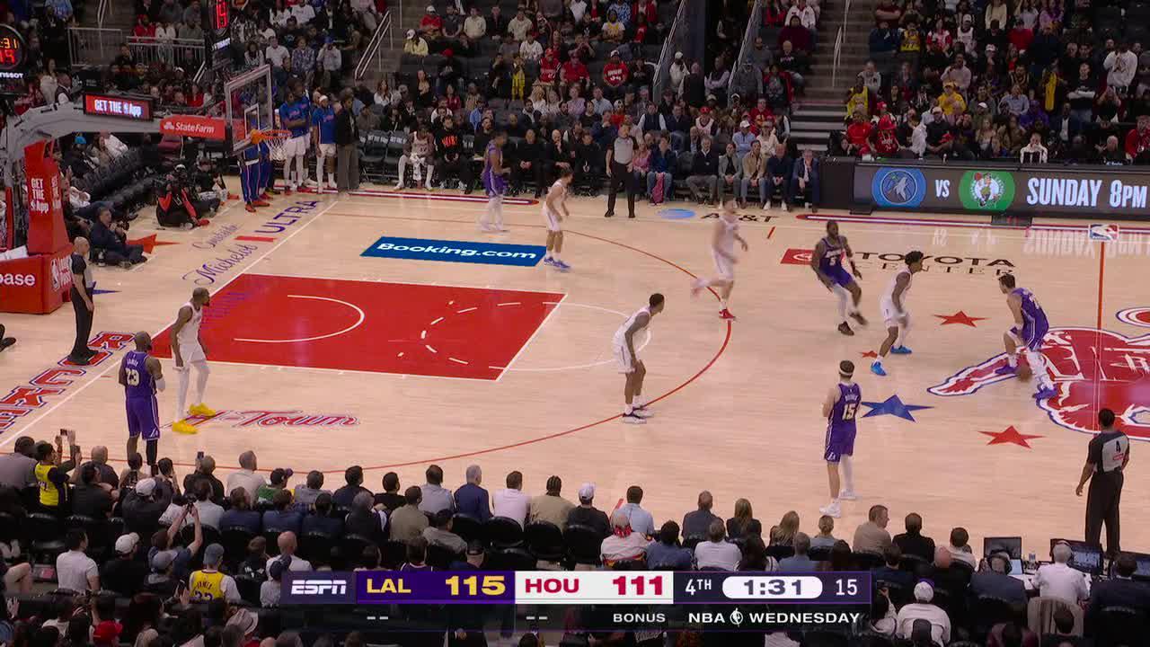 Lakers' Dynamic Duo Propels Los Angeles Past Rockets in Dominant Road Victory