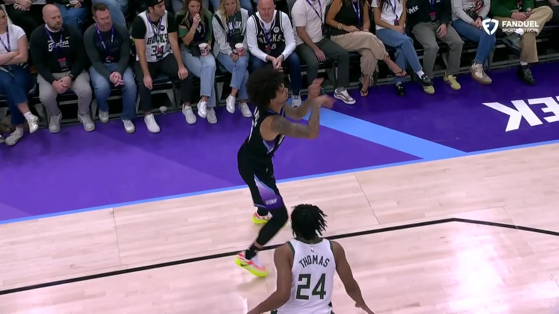 Bailey Powers Jazz Past Bucks with Dominant Shooting Display, Snapping Four-Game Losing Streak