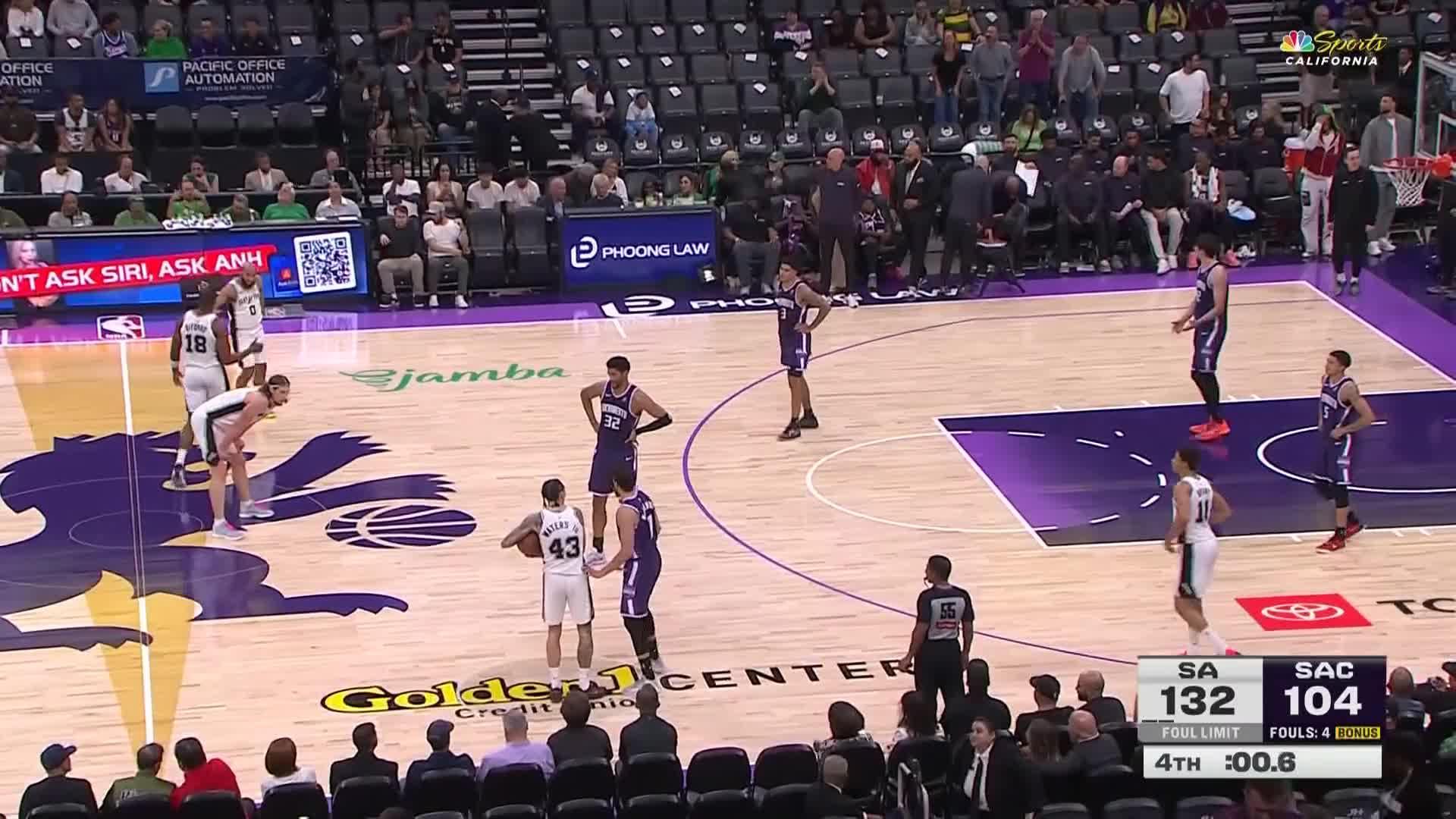 Spurs Dominate Kings Behind Wembanyama's All-Around Game, Extend Win Streak to Eight of Nine